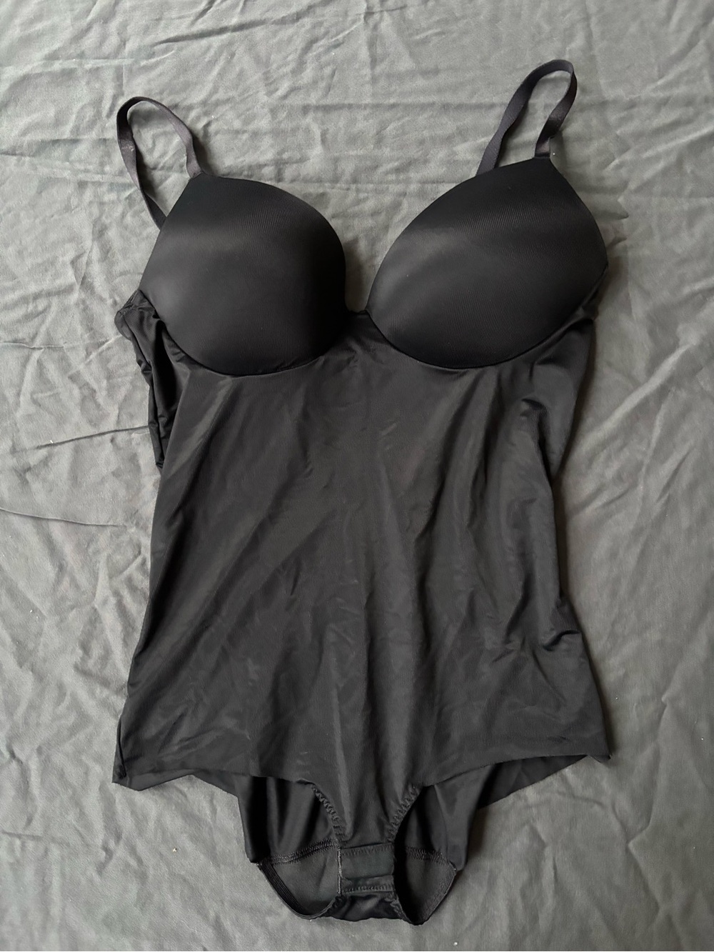 SPANX Black Assets Seamless Shapewear Bodysuit